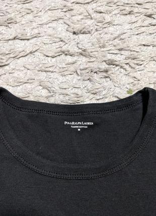 Базовая футболка polo ralph lauren, size m, стрейчкотон, облегает тело, приятная на ощупь, плечи 40 подмышки 44 длина 702 фото