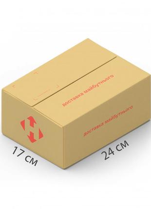 Коробка нової пошти 24х17х9 см (1 кг) для транспортування товару1 фото