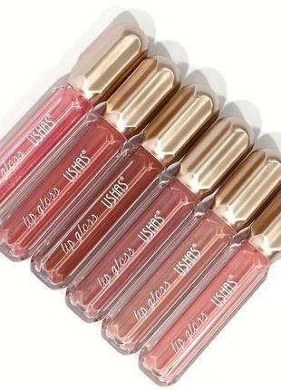 Кремовий водостійкий блиск для губ  mirror pearl lip gloss № 163 фото