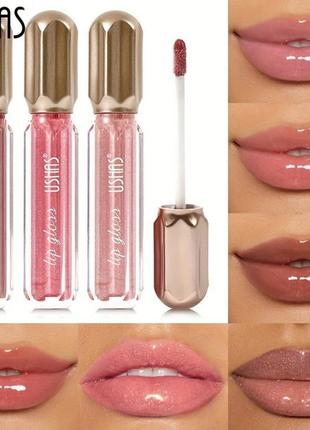 Кремовий водостійкий блиск для губ  mirror pearl lip gloss № 16