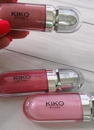 Блески для губ kiko milano в ассортименте