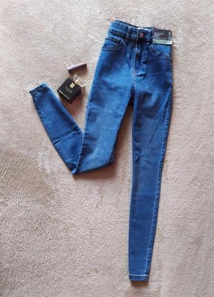 Классные качественные стрейчевые плотные джинсы скинни высокая талия sculpturing skinny