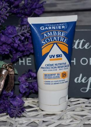 Питательный крем усиленная защита от солнца ambre solaire garnier uv ski 182 фото