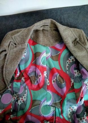 Укороченный шерстяной пиджак.5 фото