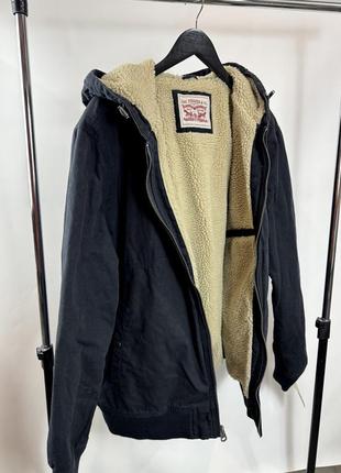Мужская утепленная рабочая куртка levi's большого размера 2xl6 фото