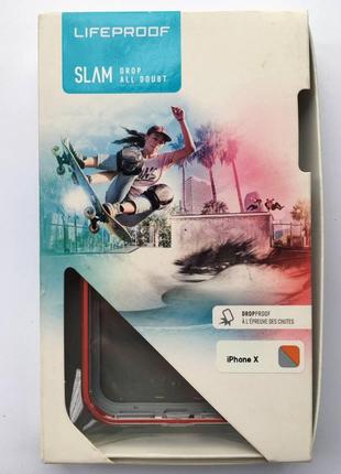 Противоударный чехол lifeproof slam для iphone x/xs (5.8") lava chaser6 фото