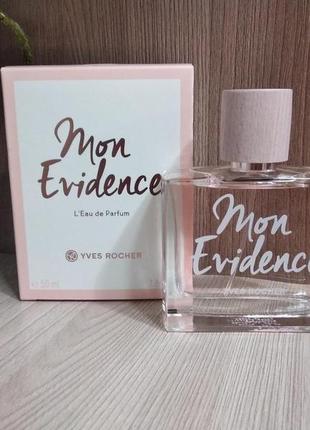 Парфюмерная вода mon evidence yves rocher ив роше 50 мл