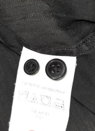 Стильна чорна сорочка в смужку michael kors, made in in indonesia5 фото