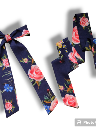 Лента до сумки. лента твилли. аксессуар к сумке2 фото