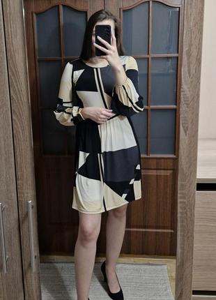 Женское короткое платье с длинным рукавом next размер 10 м