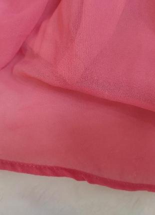 Длинное летнее длинное платье макси в пол майка шифон розовое серое сарафан стрейч двуцветное6 фото