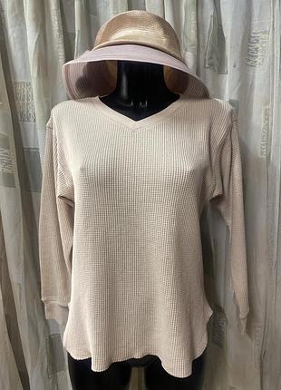 Пуловер хлопок/полиэстер