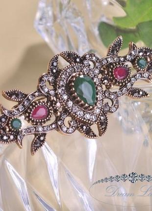 Брошка з камінням жіноча "імперія"