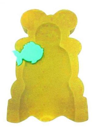 Килимок поролоновий в ванночку (жовтий)1 фото
