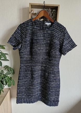 Женское теплое платье с коротким рукавом warehouse размер хл