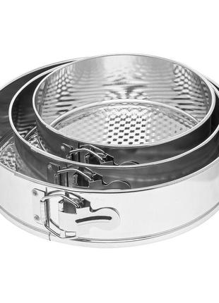 Набір форм для тортів зі знімним дном (18/21/25 см) | 85620