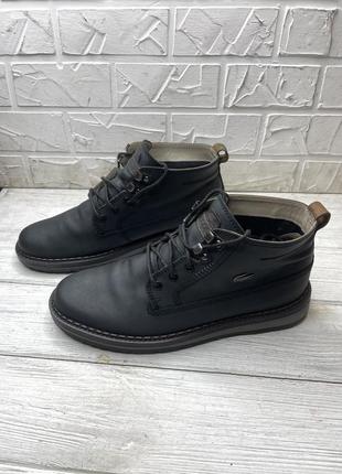 Ботинки черные  lacoste tommy hugo boss diesel tommy camper caterpillar ecco3 фото