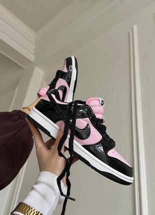 Кроссовки nike sb dunk white pink lacquer8 фото