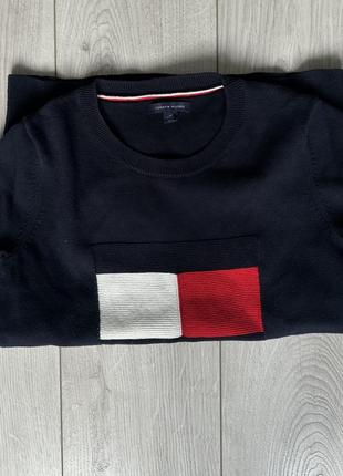 Хлопковый свитер tommy hilfiger, оригинал3 фото