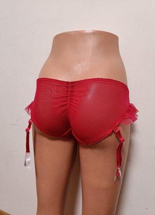 Красные эротические трусики с подтяжками ann summers3 фото