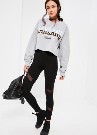 Укороченный,серый свитшот,кофта,холопок missguided