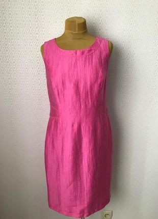 Платье футляр красивого цвета (предположительно лён) от gerry weber, размер xl-xxl1 фото