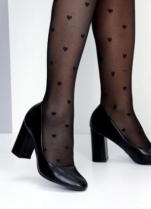 Туфли женские экокожа черные и беж3 фото