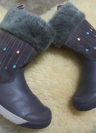 Сапоги.ботинки весна-осень кожа дев.26-26.5р.clarks ииндии