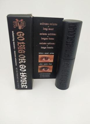 Тушь для ресниц kvd beauty mini go big or go home mascara