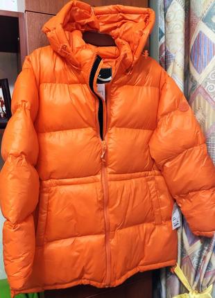 Куртка женская. новая. цвет - насыщенный оранж.