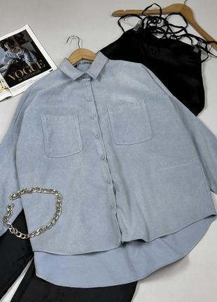 Кльова сорочка zara з мікровельвету