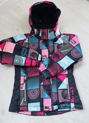 Зимова лижна курточка для дівчинки 7-8 років