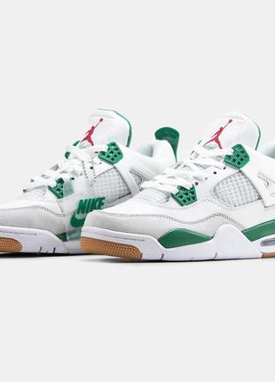 Мужские кроссовки nike air jordan 4 x sb pine green 40-41-42-43-44-45