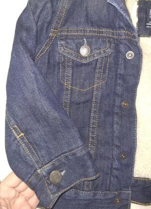 Тепла джинсова куртка gap4 фото