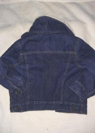 Тепла джинсова куртка gap5 фото