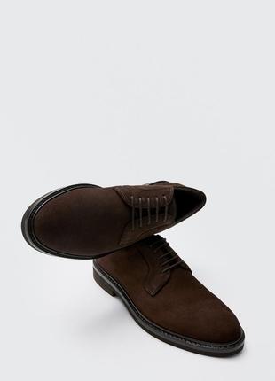 Туфли чел.кожаные massimo dutti р.45(29см)4 фото