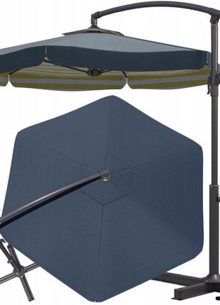 Зонт садовый carruzzo с наклоном 350x250см (польша)1 фото