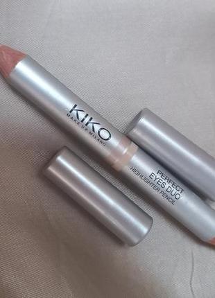 Характеристики хайлайтер kiko milano perfect eyes duo карандаш 
 для глаз кико милано4 фото