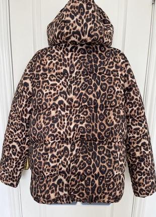 Шикарная курточка papaya леопард, леопардовый животный принт стильная куртка2 фото