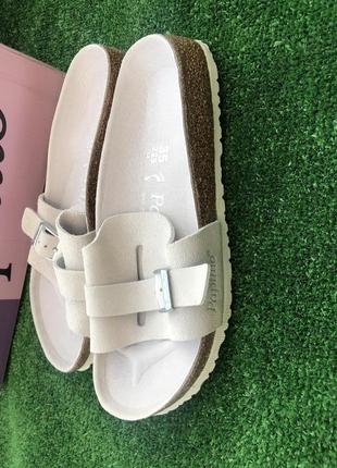 Сланцы шлепки birkenstock carmen natural leather6 фото