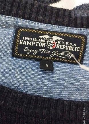 Шикарный качественный свитер в полоску известного шведского бренда hampton republic4 фото