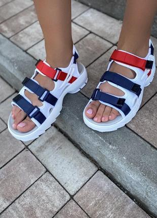 🔥шикарные босоножки fila sandal  colors босоніжки сандалі сандали sandals3 фото