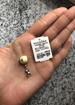 Шарм бусинка пандора оригінал pandora срібло 925 ведвідь на повітряній кулі2 фото