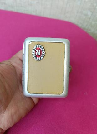 Радянський портсигар сигаретник алюмінієвий ссср