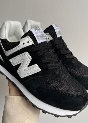 Жіночі кросівки new balance 574 black