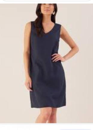 Льняное платье