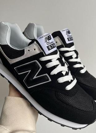 Мужские кроссовки new balance 574 black