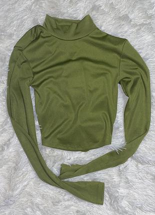 🤍 нова жіноча кофточка водолазка з вирізом на спині amisu xs 🤍