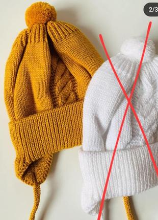 Знижки! нові в'язані шапочки на холодну весну,осінь,зиму від 0 до 4 р.9 фото