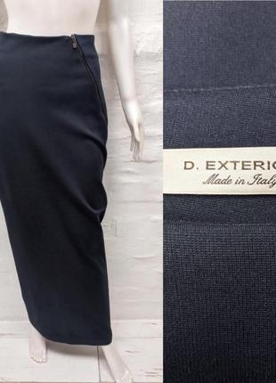 D. exterior italy оригинальная итальянская юбка макси с асимметричной молнией